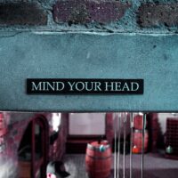 mind your head signage