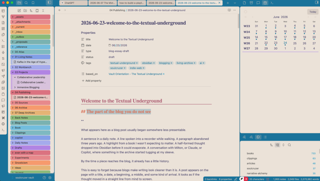Welcome to the Textual Underground