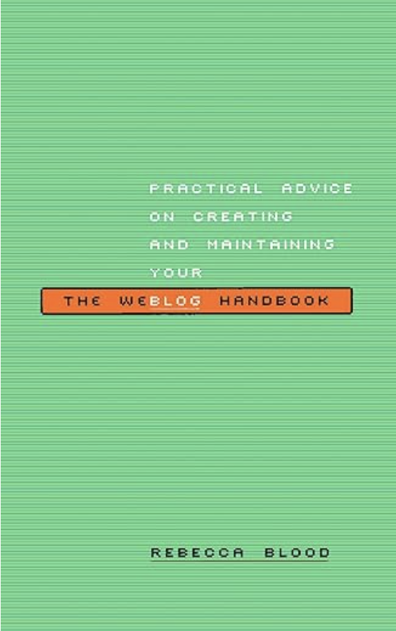 the weblog handbook